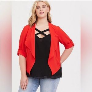 Torrid Crepe Blazer